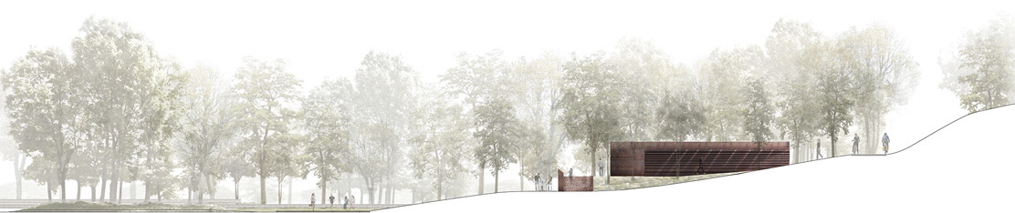 种满大树的标准跑道－西班牙小镇Olot体育公园 / RCR arquitectes & arqfoto拍摄 -35