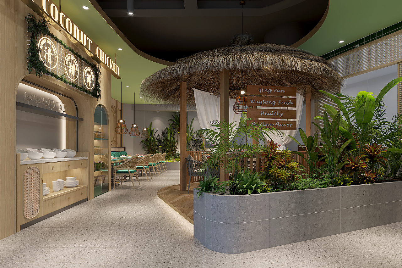 椰子鸡餐厅设计-7