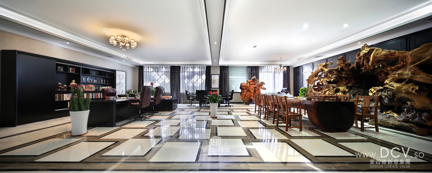 陕西商务型金融机构设计-洛川鼎信投资管理公司办公室-32