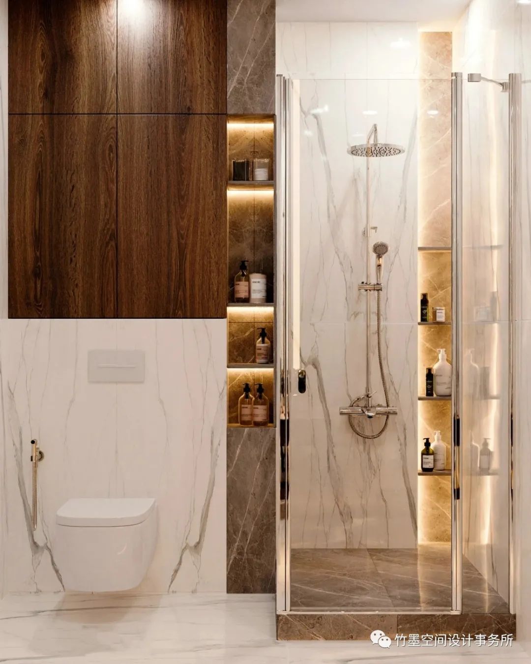 《竹墨空间设计有限公司》 | 低调奢华,诠释现代生活美学-54