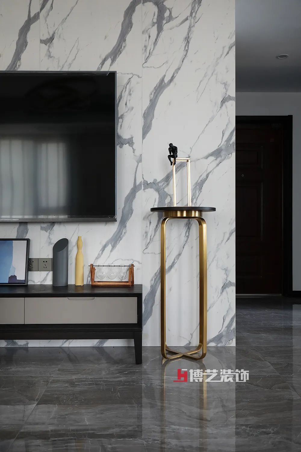 嘉兴中梁壹号院 120㎡现代轻奢浪漫空间-15