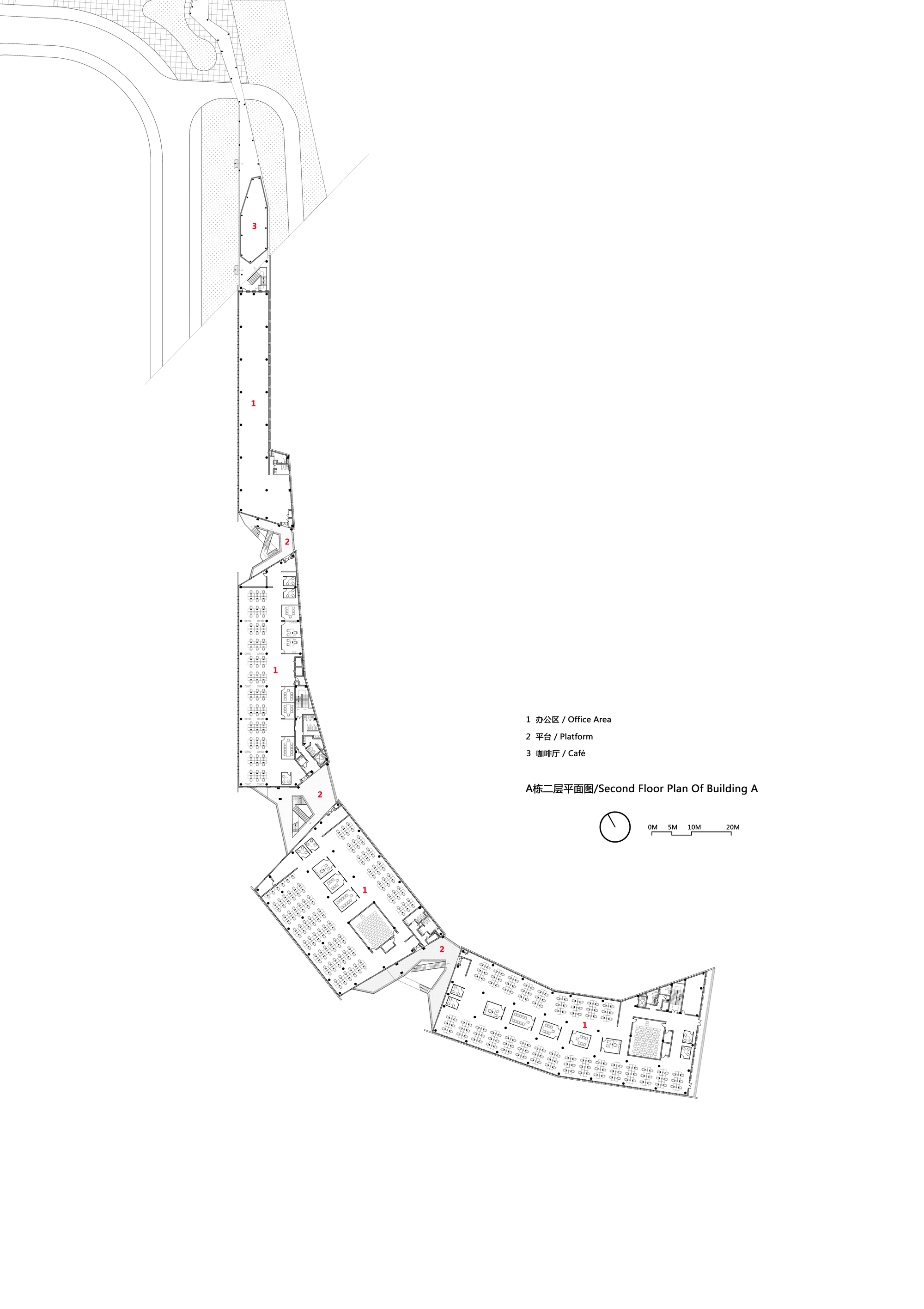 广州网易总部办公楼 建筑设计丨中国广州丨东意建筑-42