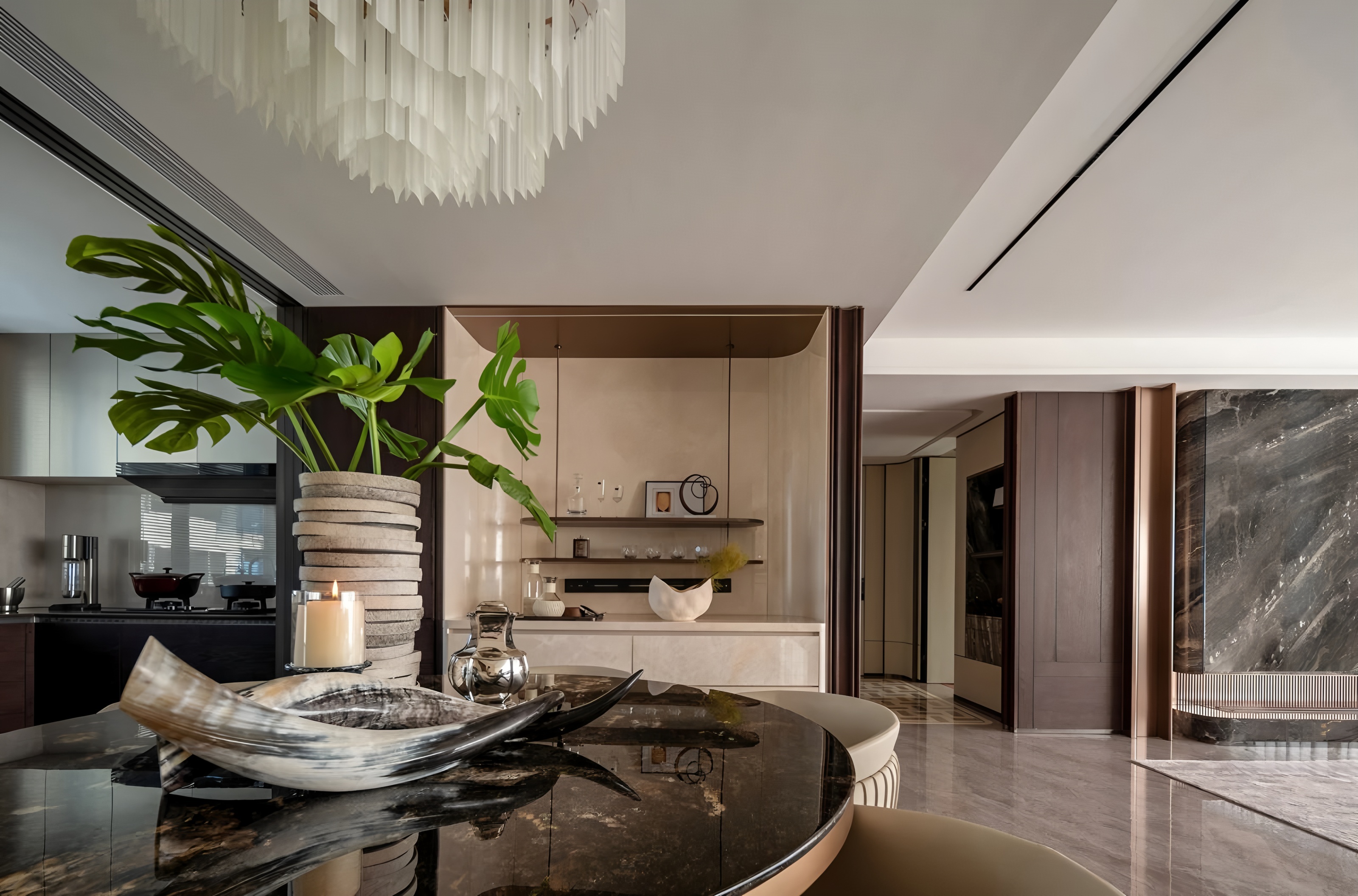 广东阳江美的・未来中心样板间丨中国阳江丨广州共生形态设计-61