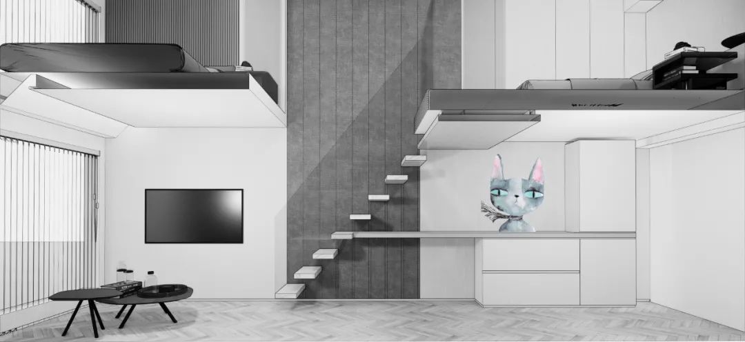 23 平米金地悦江时代 Loft 公寓 | 小空间大精彩-4