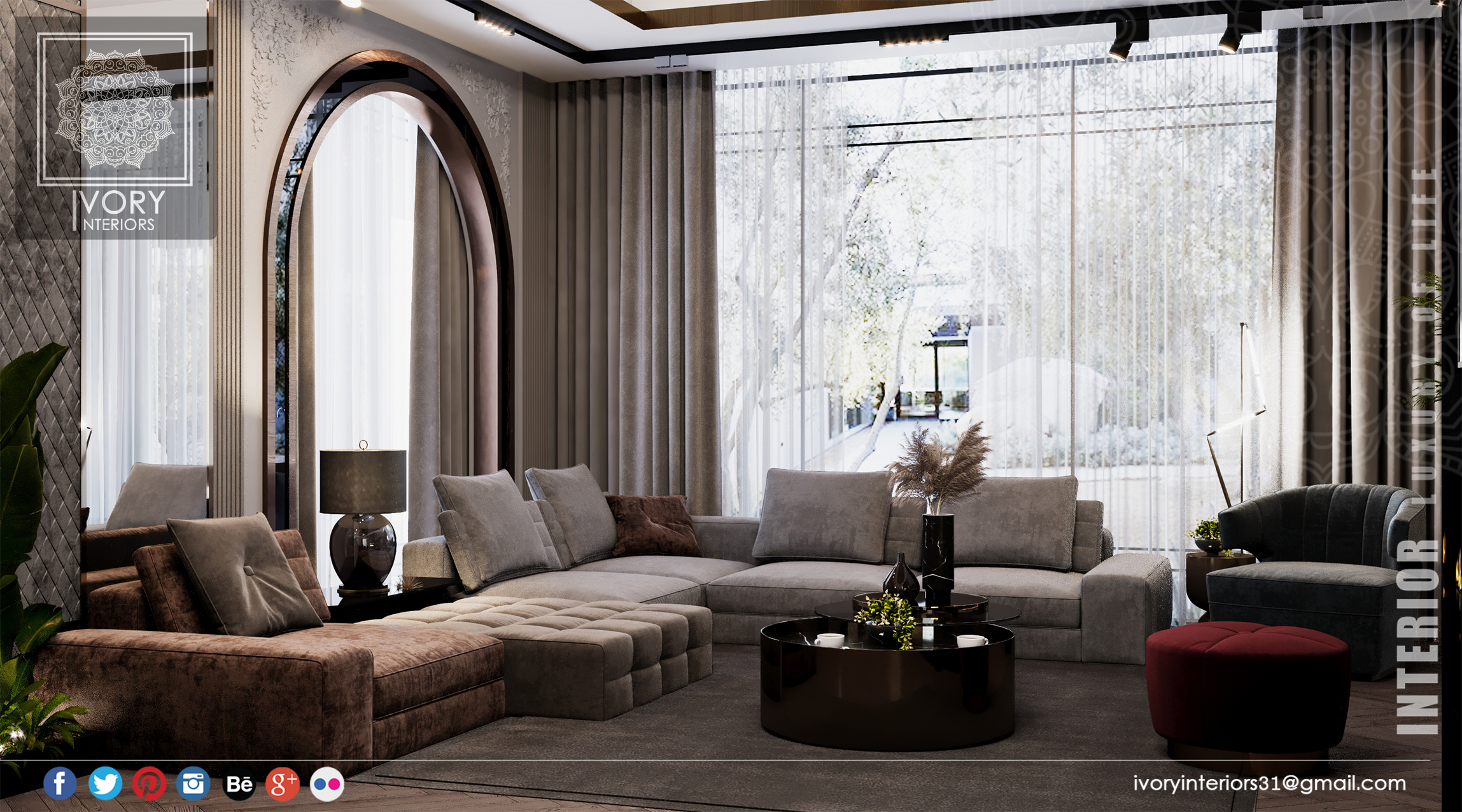 RECEPTION,VILLA 接待中心,别墅丨沙特阿拉伯丨NEHAL ABO ELNAGA-6