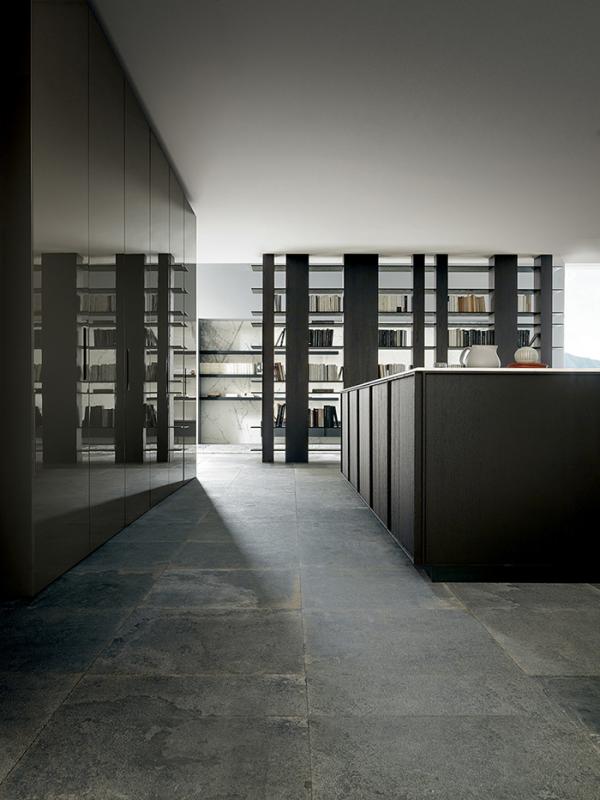 Bibliothèque Blade séjour, meubles modernes | Modulnova Living-12