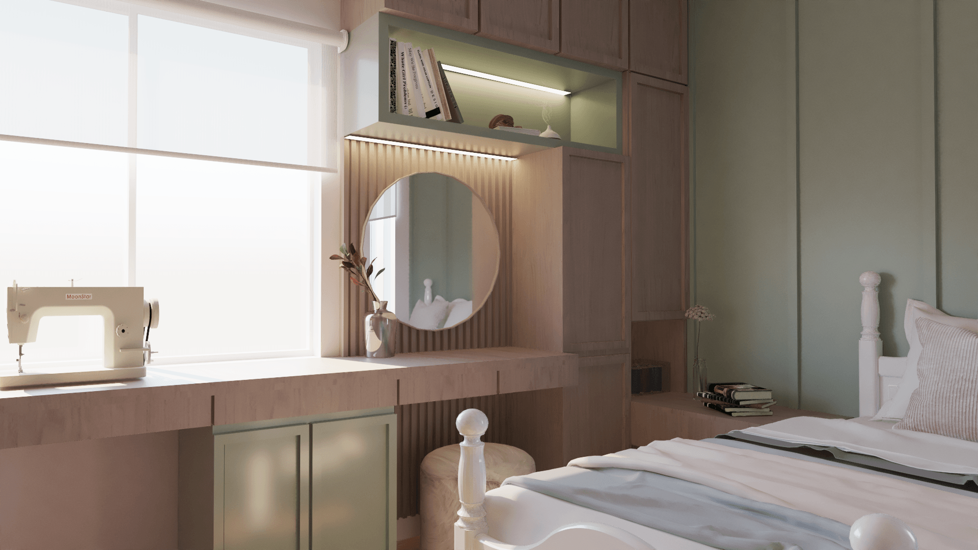 卧室·颜色与木材丨DOBLEALTURA ARQUITECTOS-8