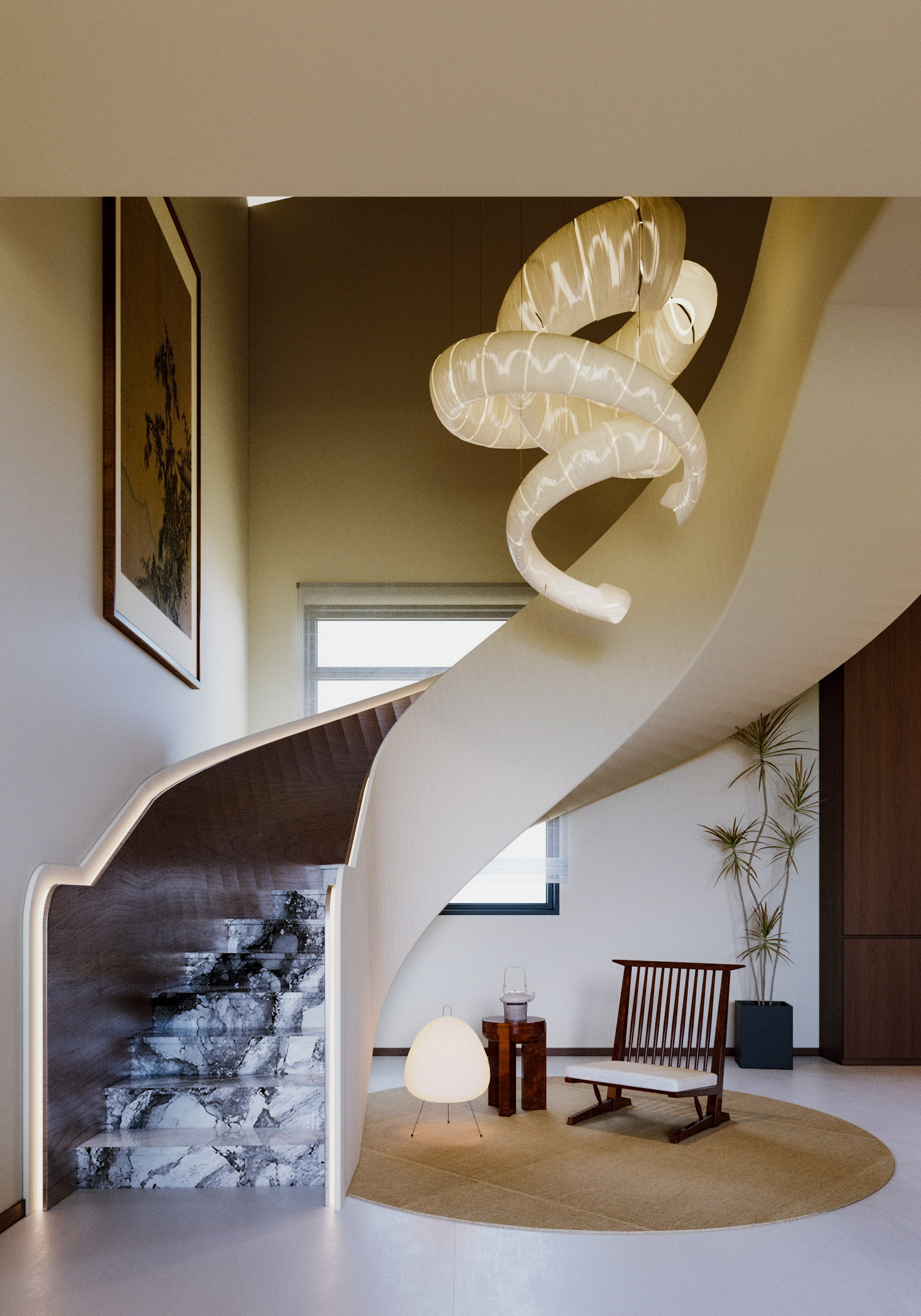 宋氏美学中式住宅空间设计-10