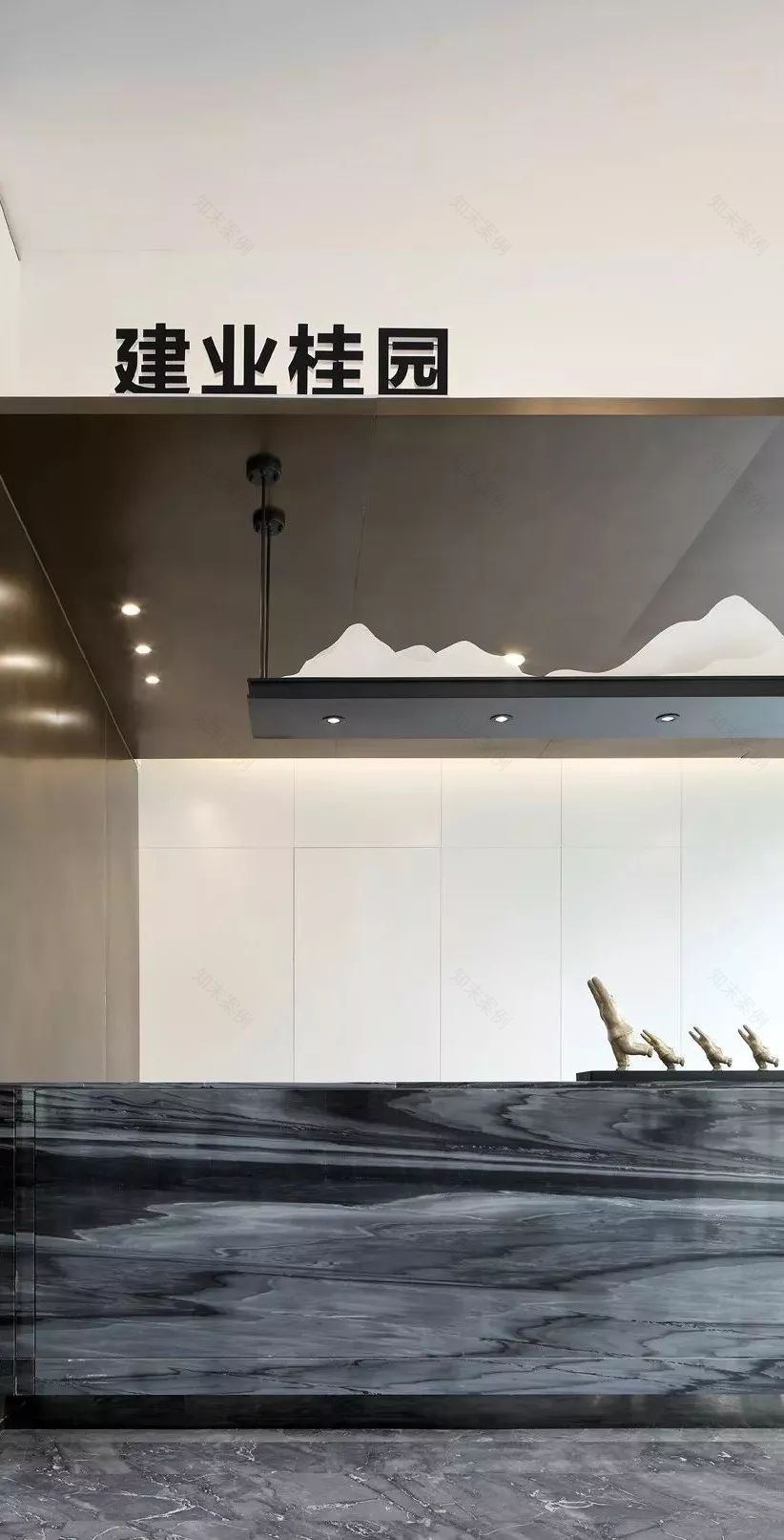 建业桂园销售中心 | 幽境中的艺术空间-11