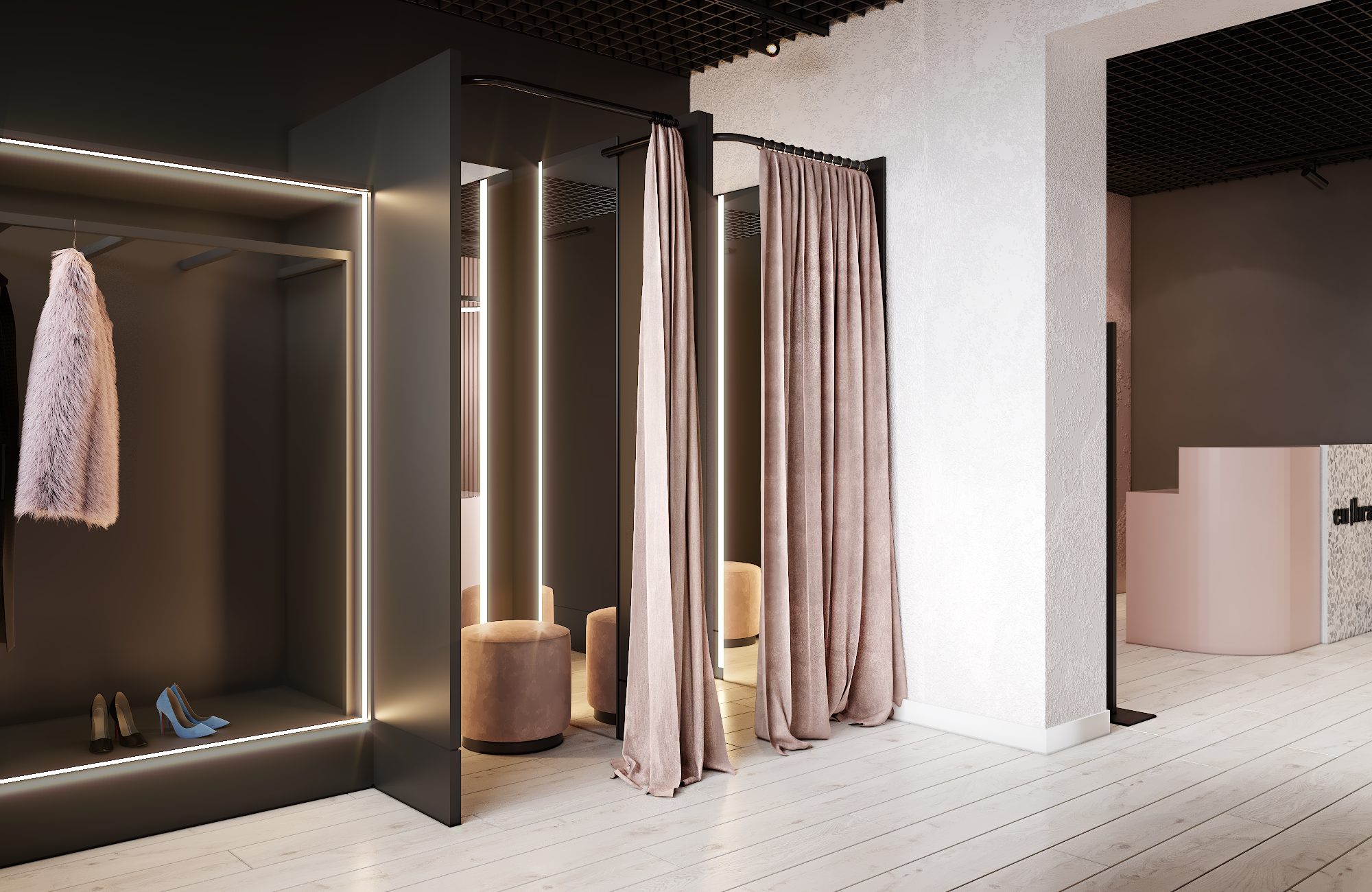 Сlothing store interior design 2020-0