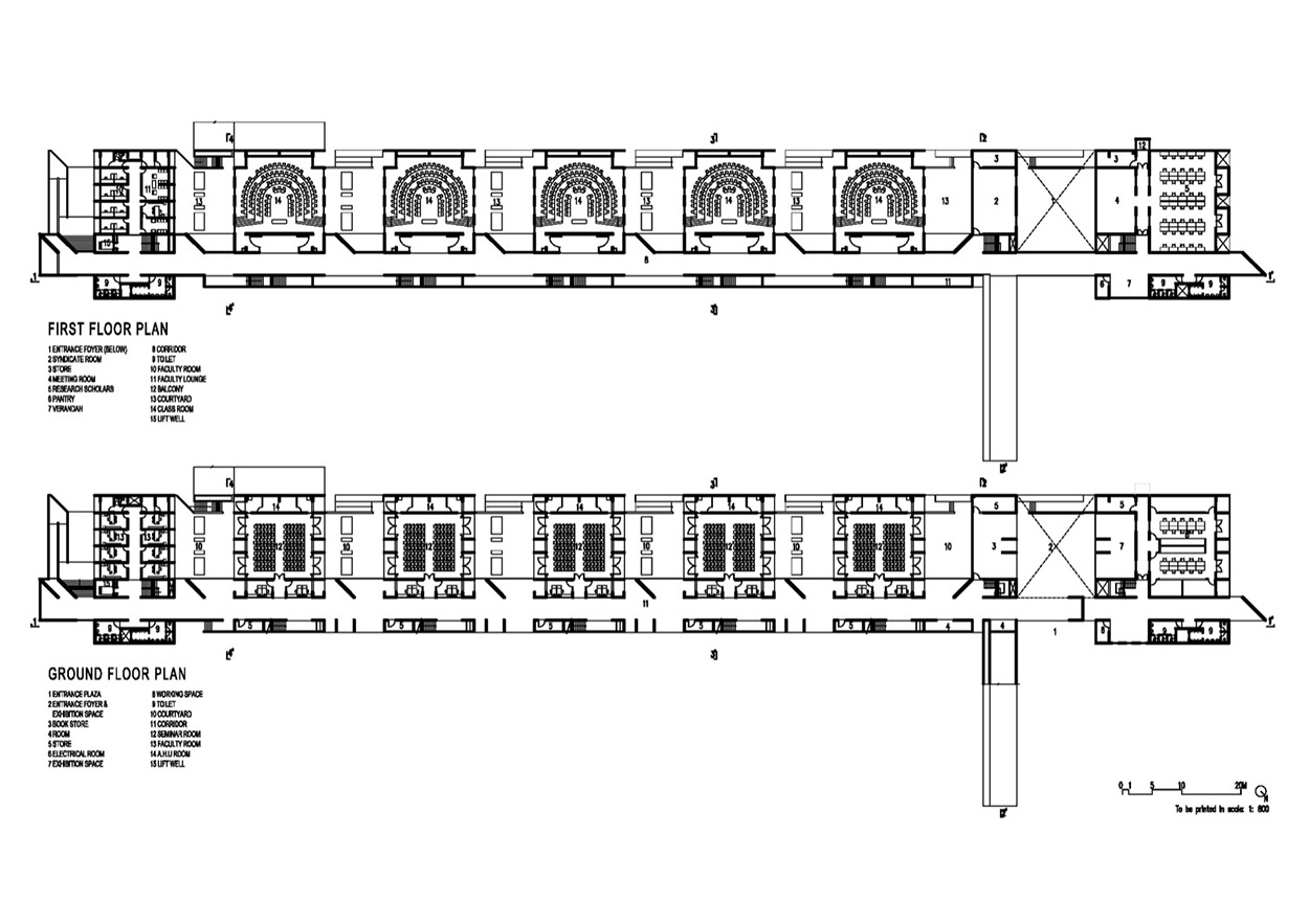 印度管理学院艾哈迈达巴德分校丨路易斯·康,合作者 B.V. 多希,阿南特·拉杰-45