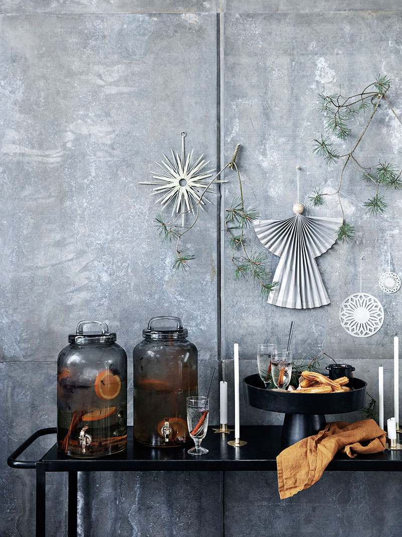 黑色圣诞装饰，尽显空间优雅-19