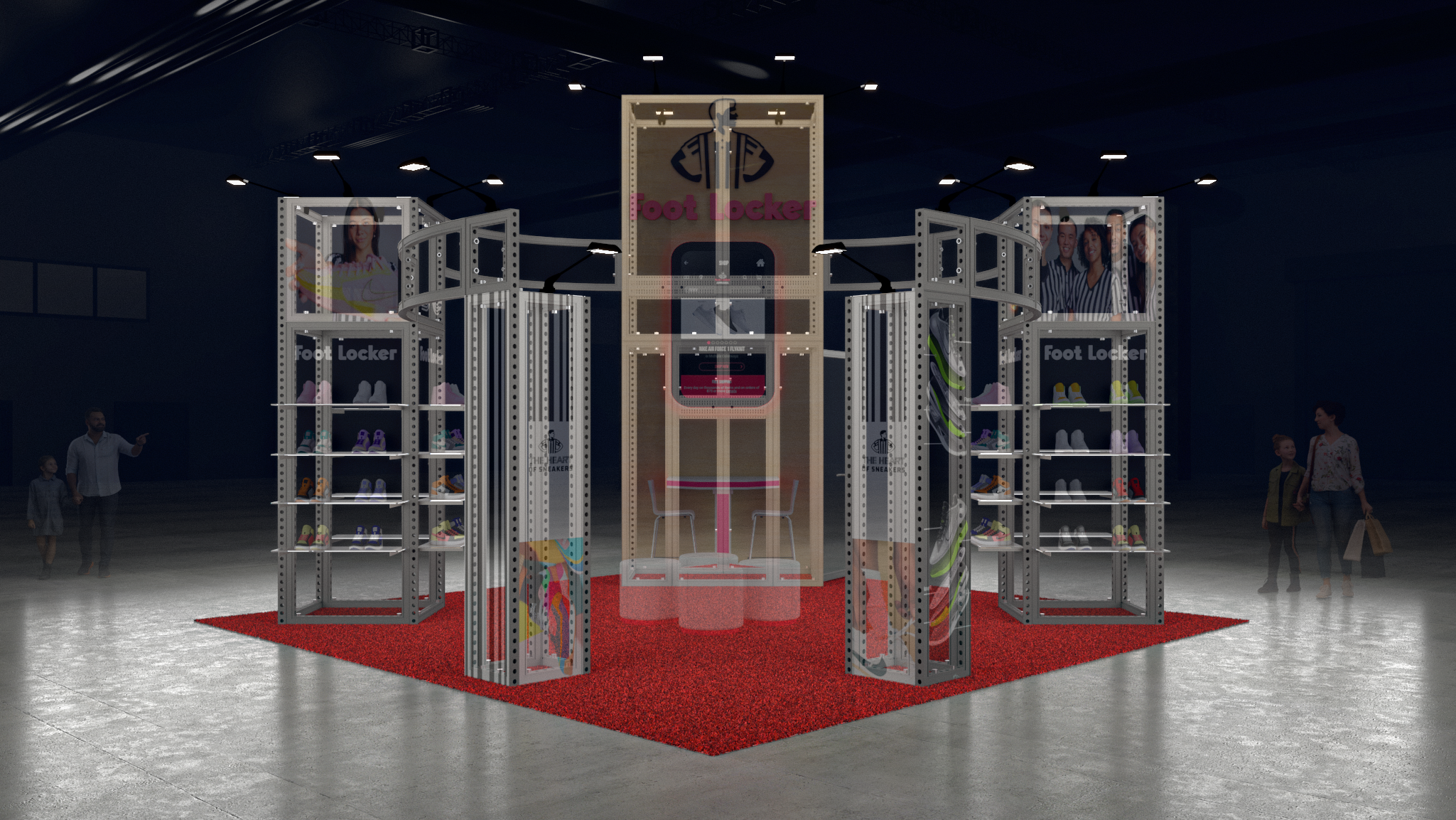 FOOT LOCKER贸易展展位提案设计-18