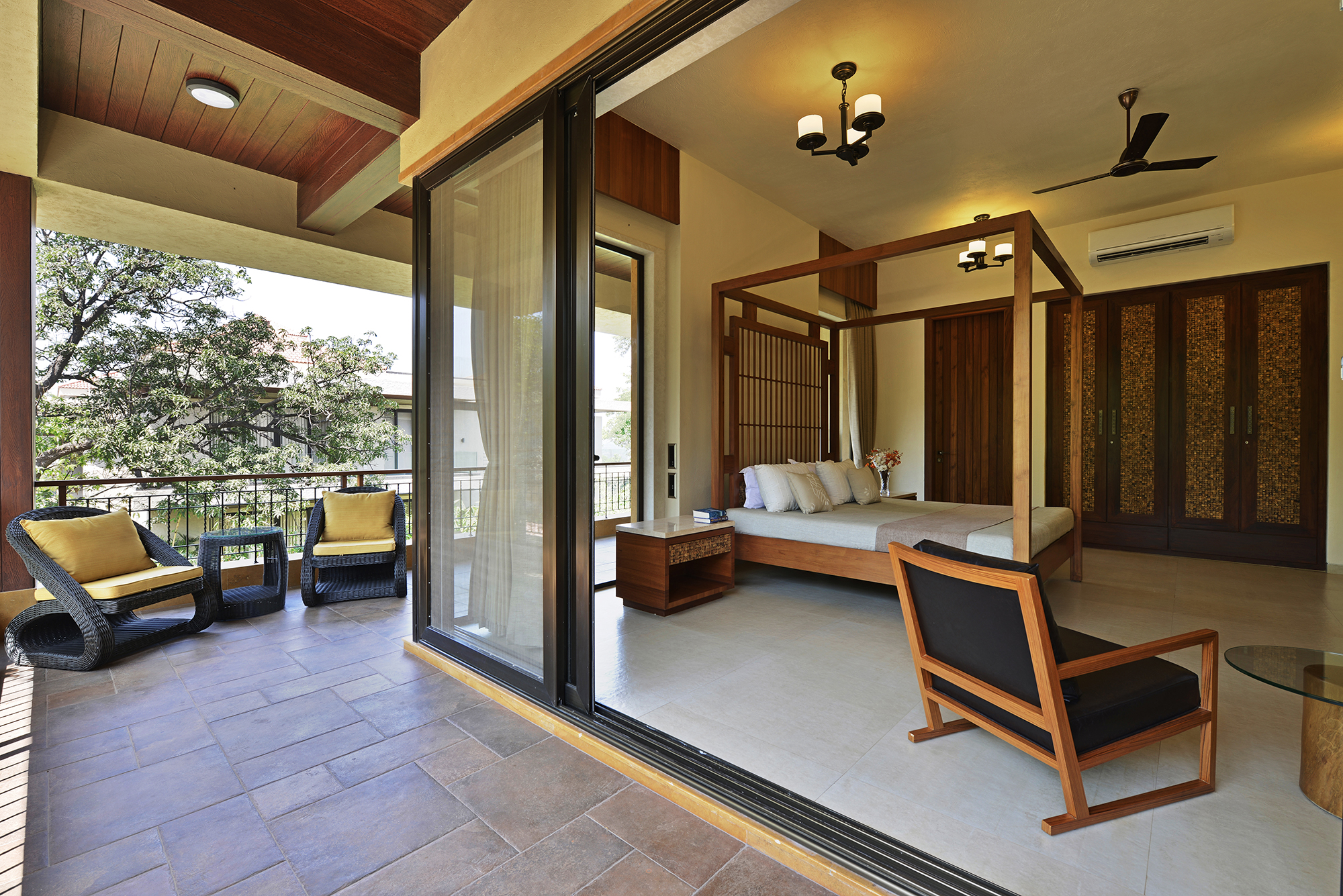 印度乡村风情的甘达拉私人别墅-43