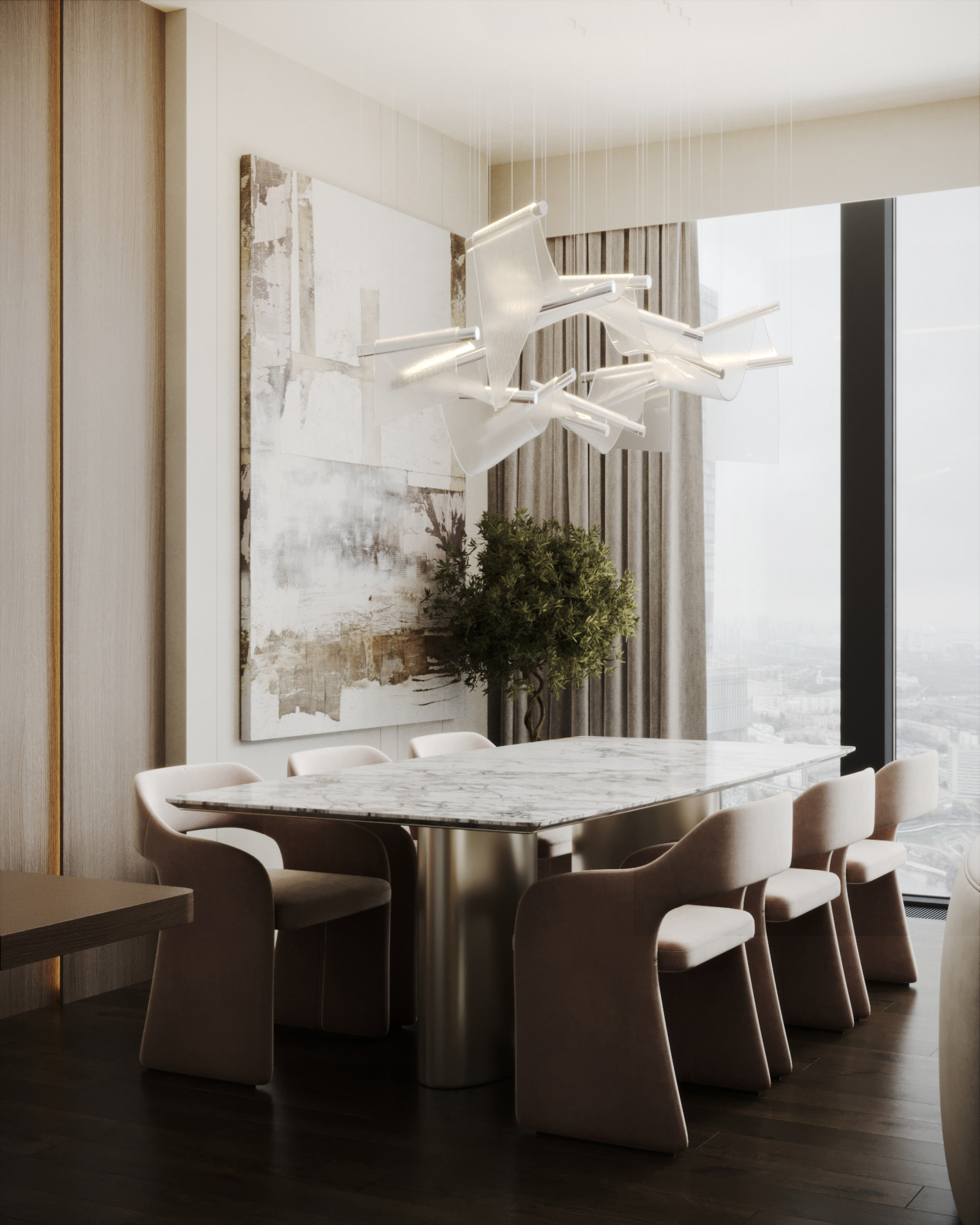 莫斯科当代公寓丨俄罗斯莫斯科丨Kanelur Design-7