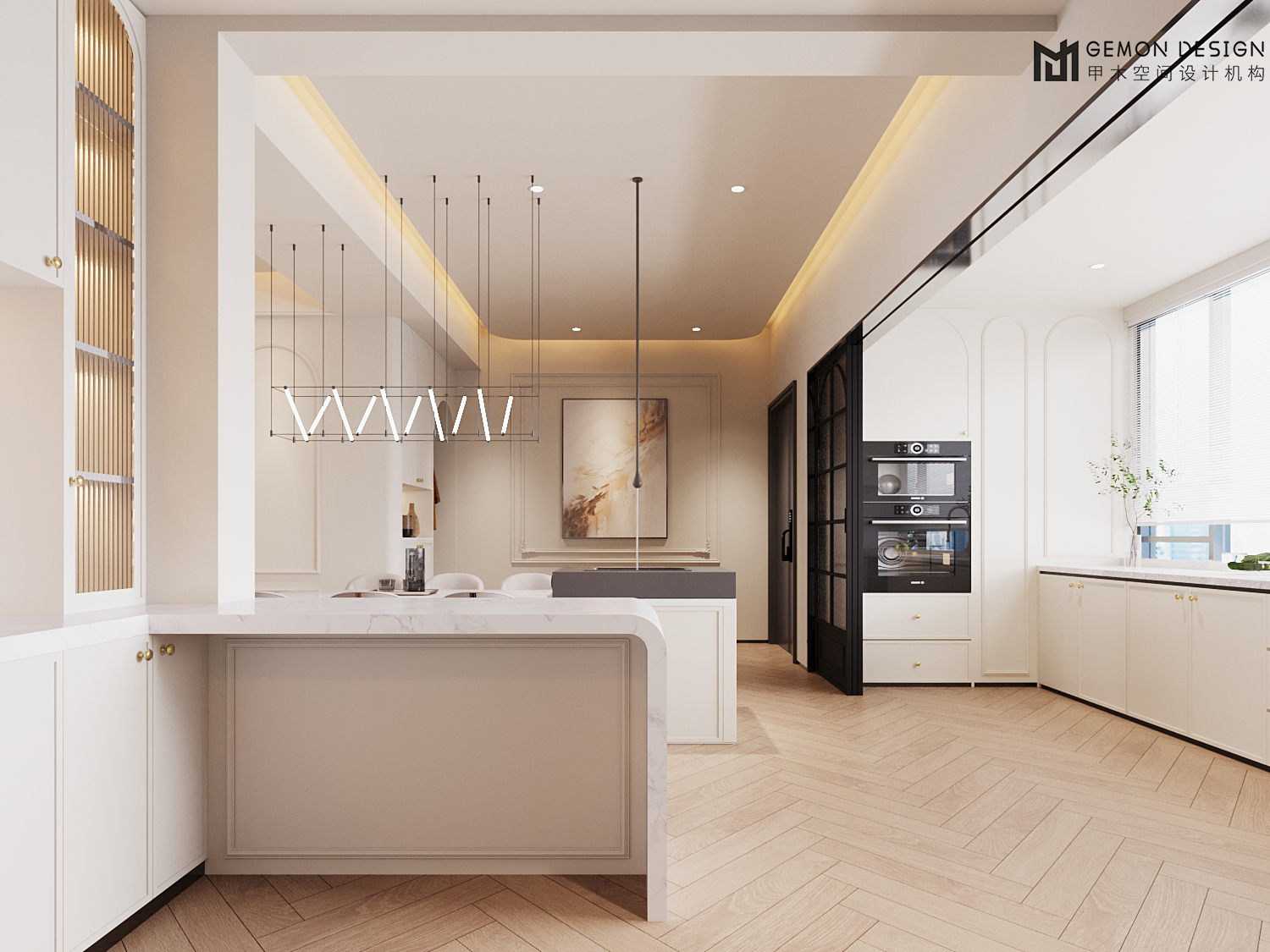 GEMON DESIGN | 衡阳 · 上河九章 148㎡轻法风格-4