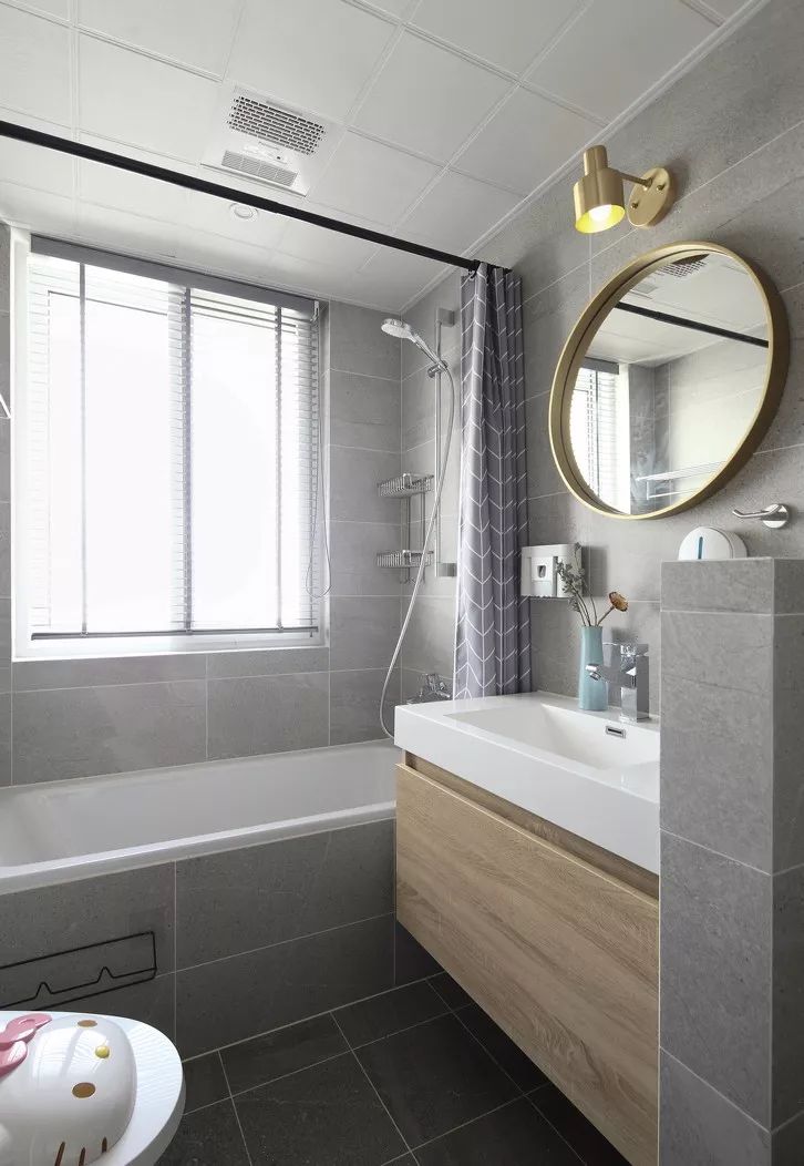 小卫浴空间装修宝典,让 3-6㎡的浴室焕然一新-20