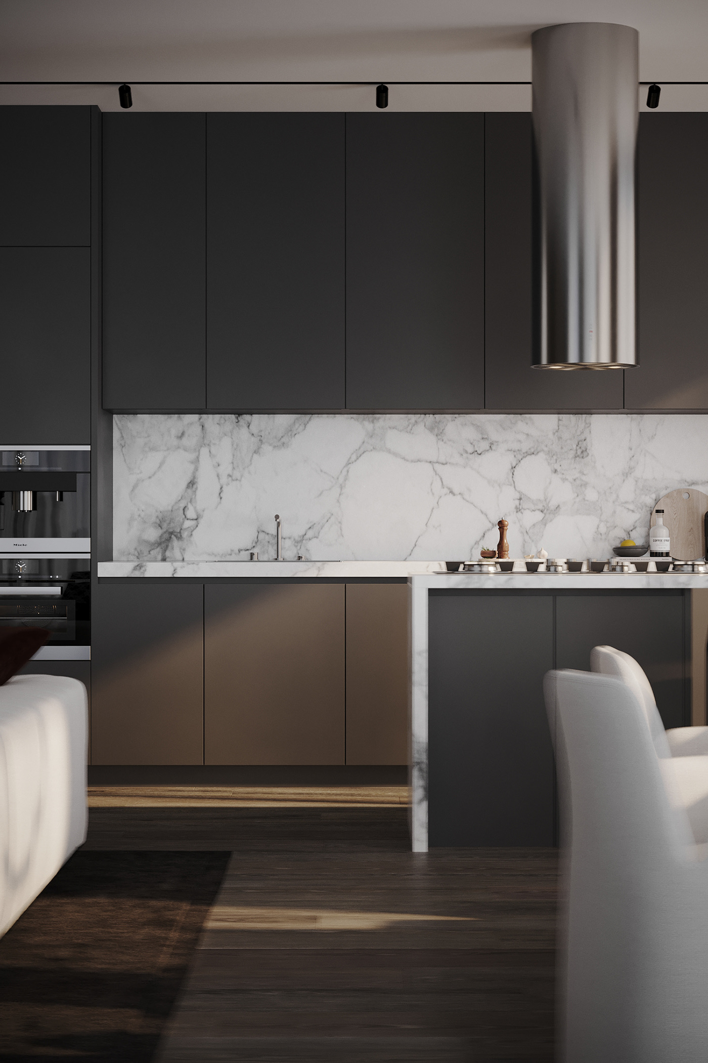 质感黑白灰空间设计  细节超多-8