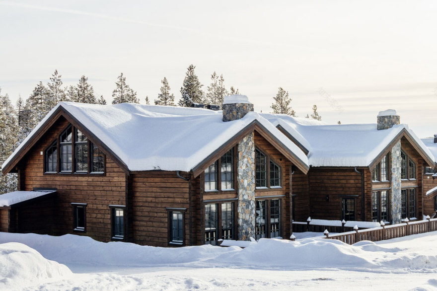 瑞典滑雪度假村的极简主义 Scandinavian chalet-3