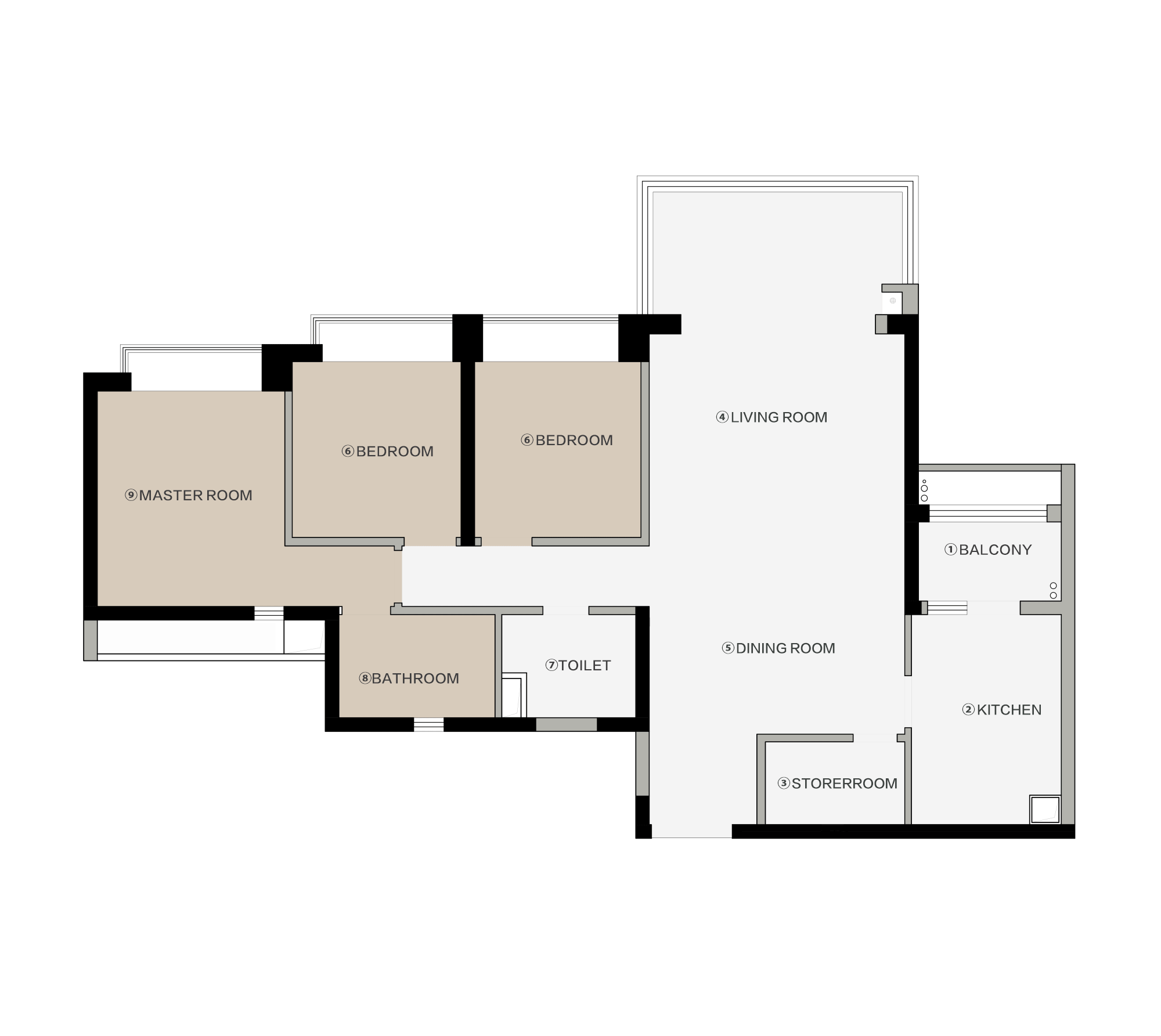 现代都市寓言 · 成都宏福樘设计打造开放舒适之家丨中国成都-10