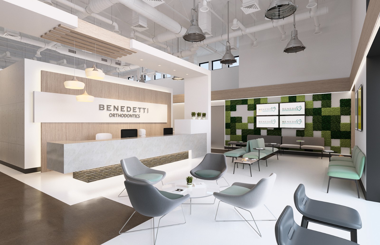 佛罗里达 Benedetti 口腔诊所  ArchViz Wroclaw-0