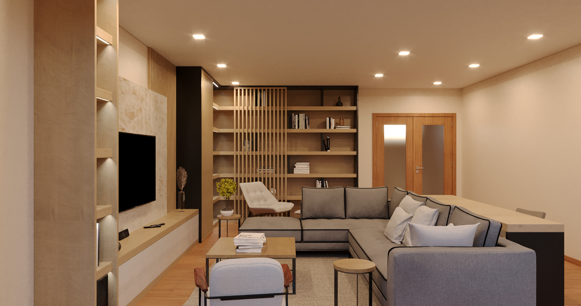Sala Barcelos | Design de Interiores & Visualização 3D-2