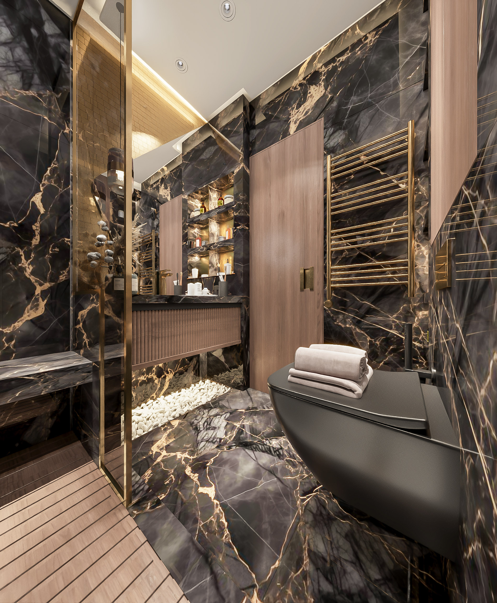 优雅带私人浴室的主卧设计丨S90 architect-19