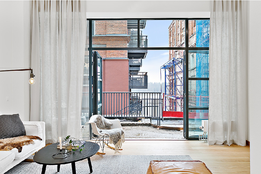 斯德哥尔摩带海港景观的纽约风格 loft丨瑞典斯德哥尔摩-4