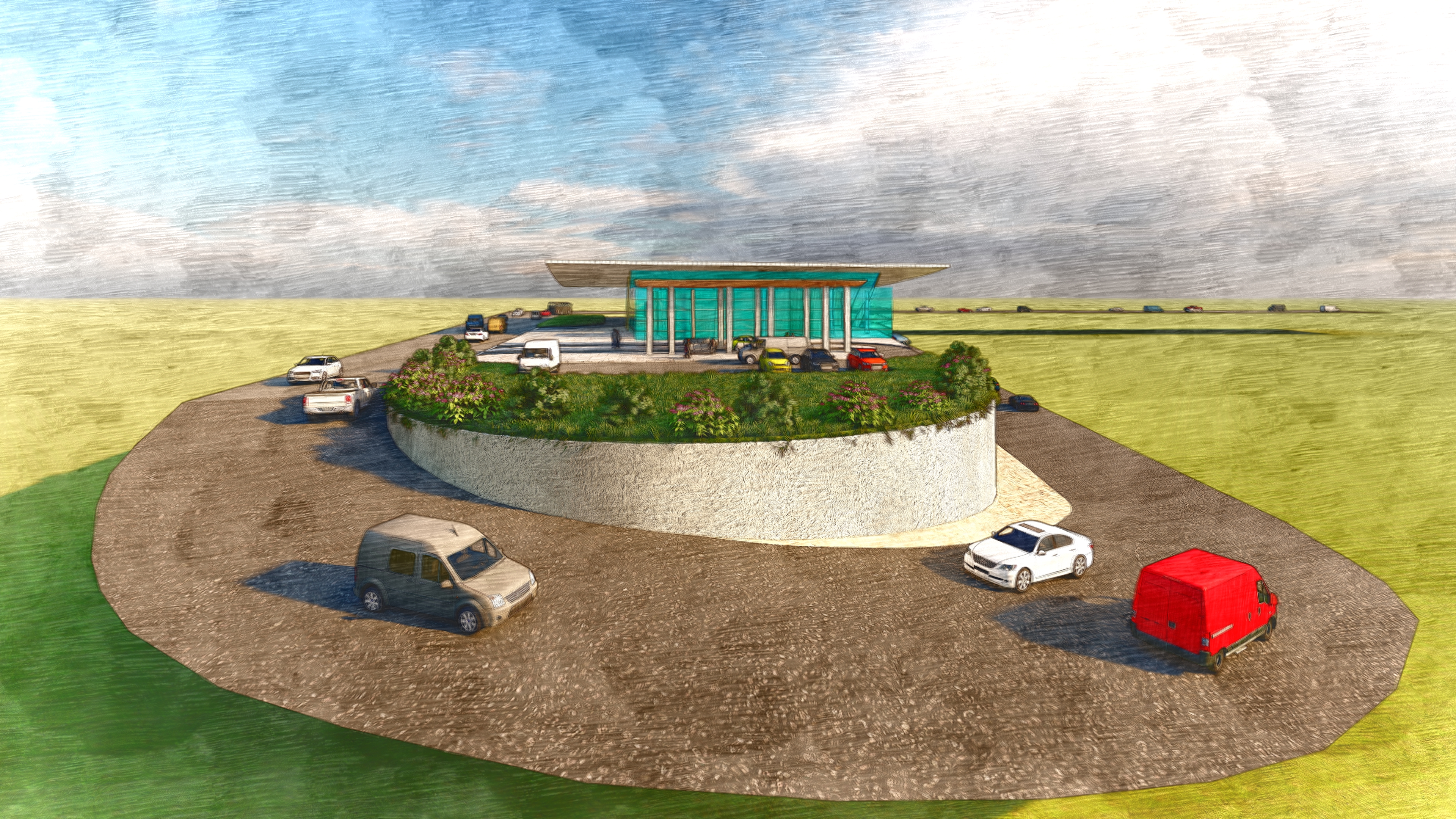 公交终点站 / 巴士终点站丨EgyptAswan-10