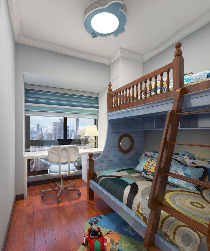 幸福 N 次方 | 精致优雅蓝色系客厅设计-9