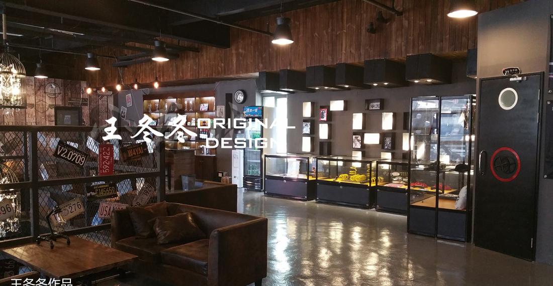 王冬冬原创 LOFT 汽车改装店设计-48