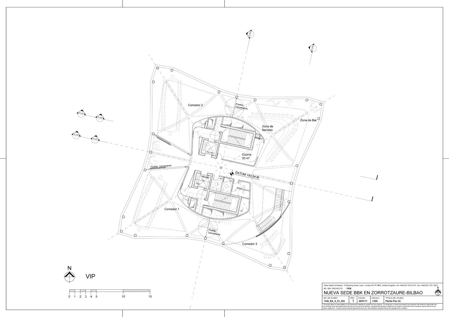 扎哈·哈迪德建筑事务所设计的 BBK 银行总部成为西班牙地标-11