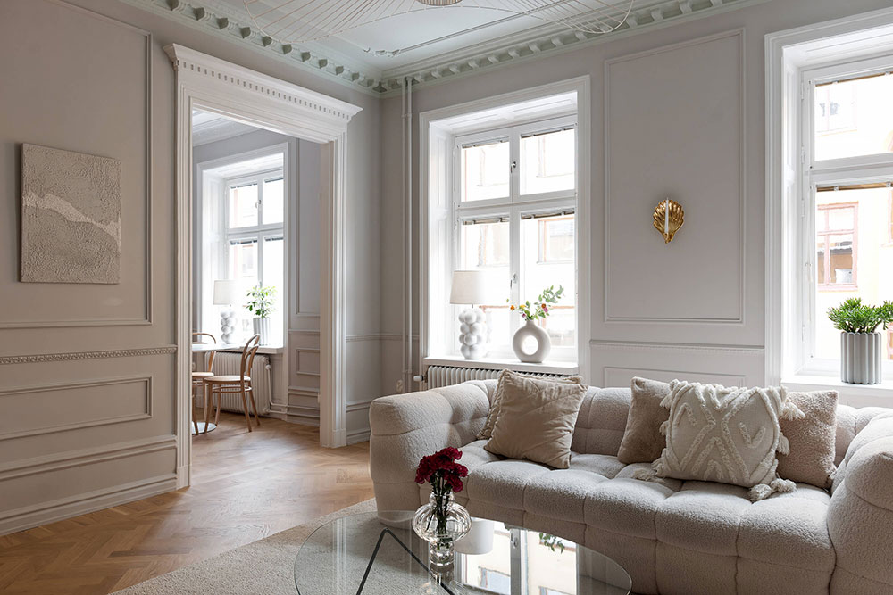 斯德哥尔摩优雅公寓 | 古典与现代的完美融合-2
