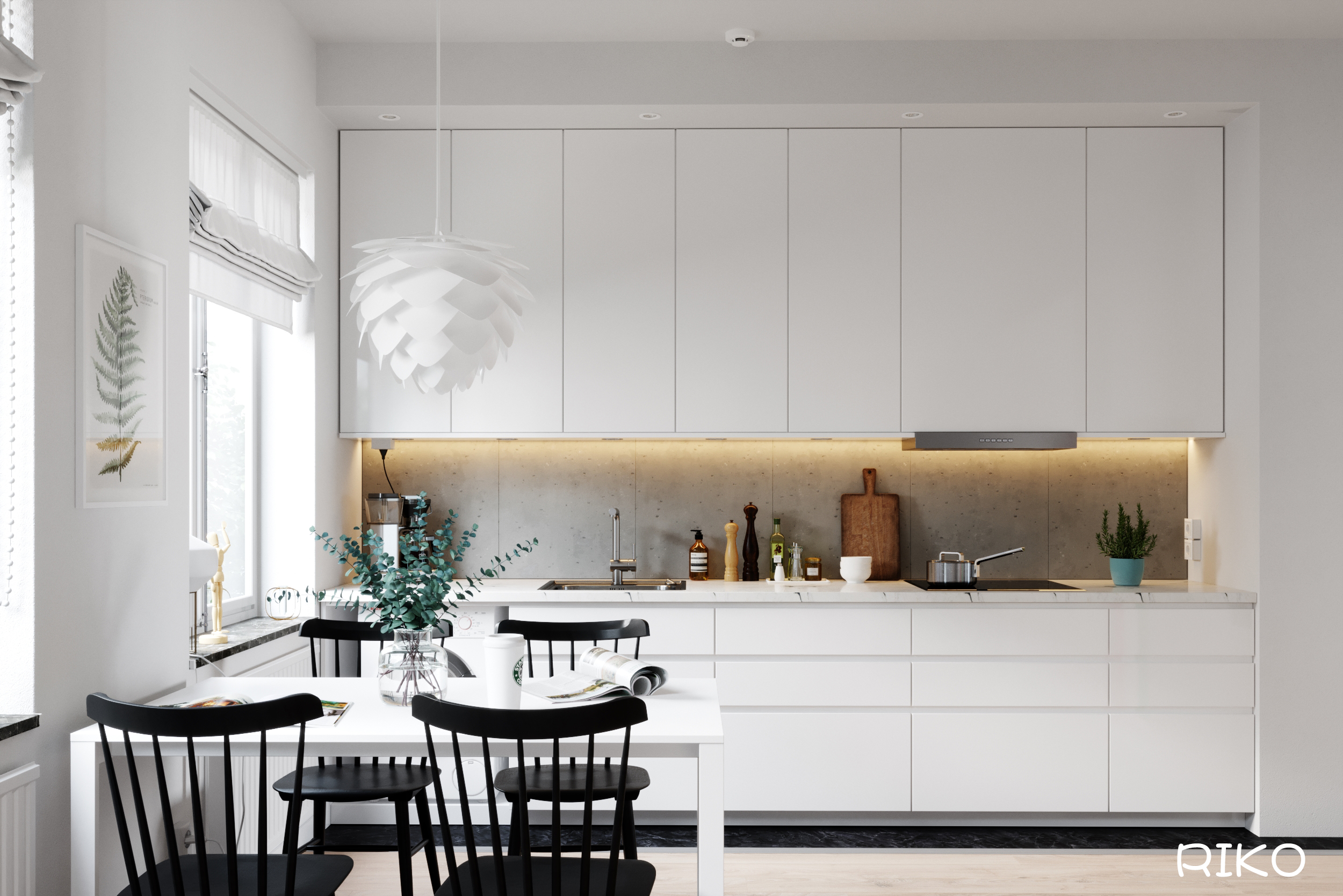 简约风格小厨房，打造温馨烹饪空间-1