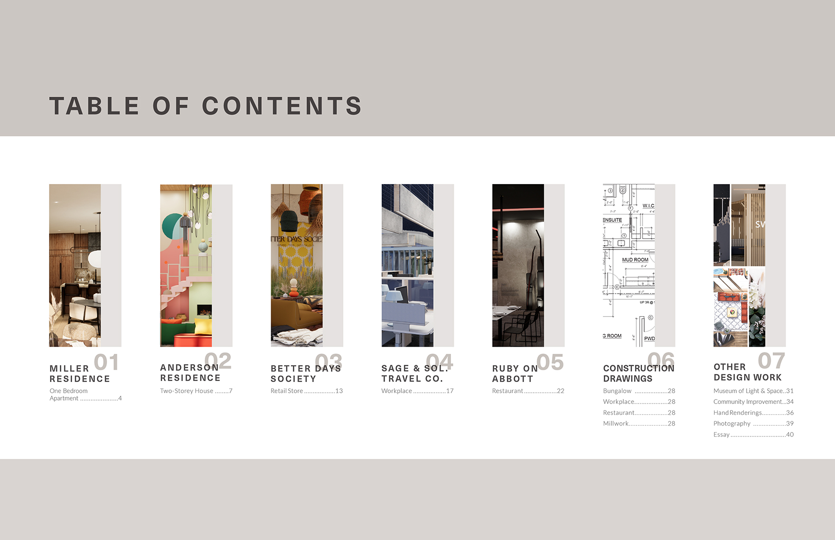 Student Interior Design Portfolio - Residential-2