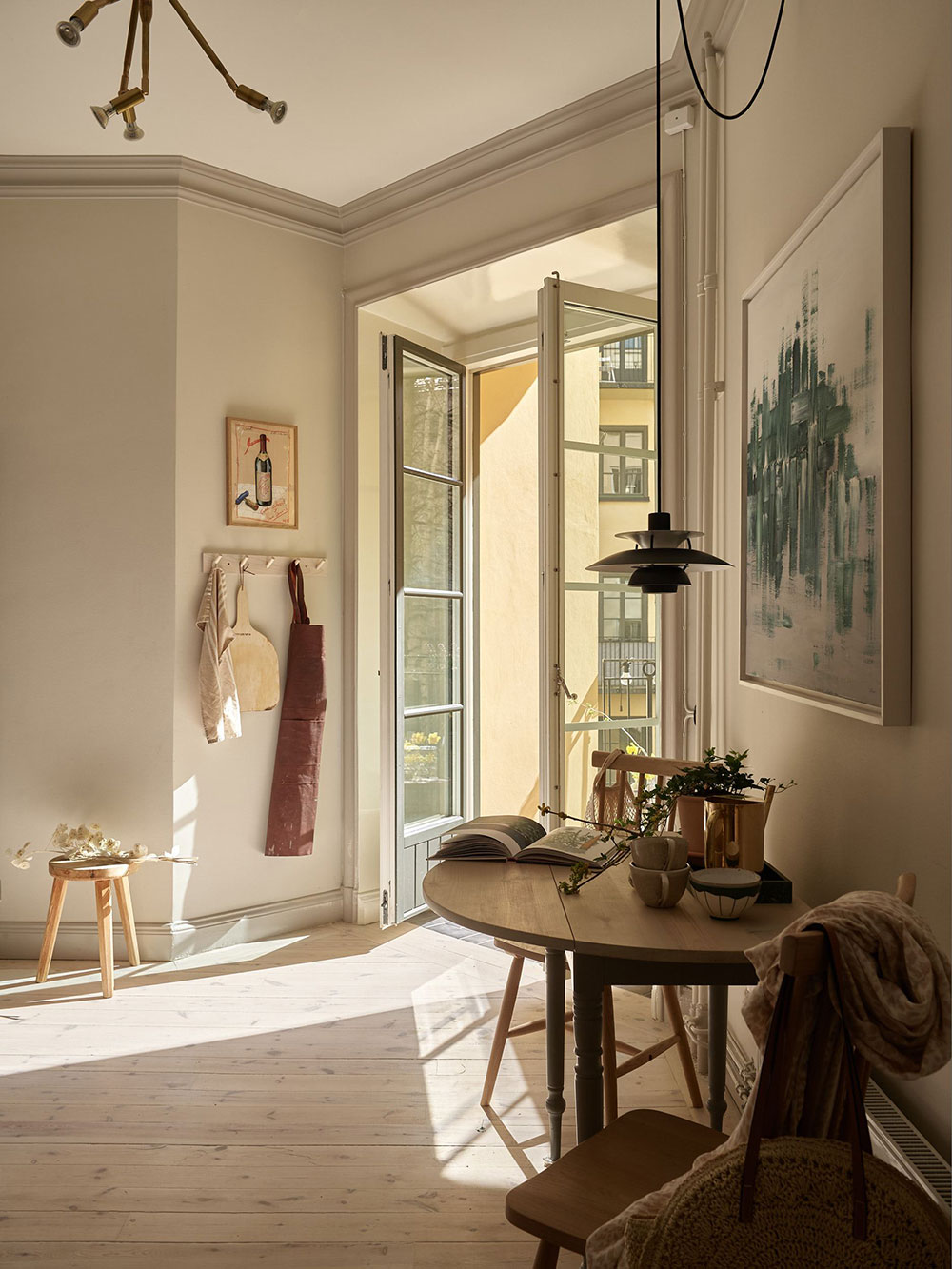 暖阳映照的斯德哥尔摩公寓-18