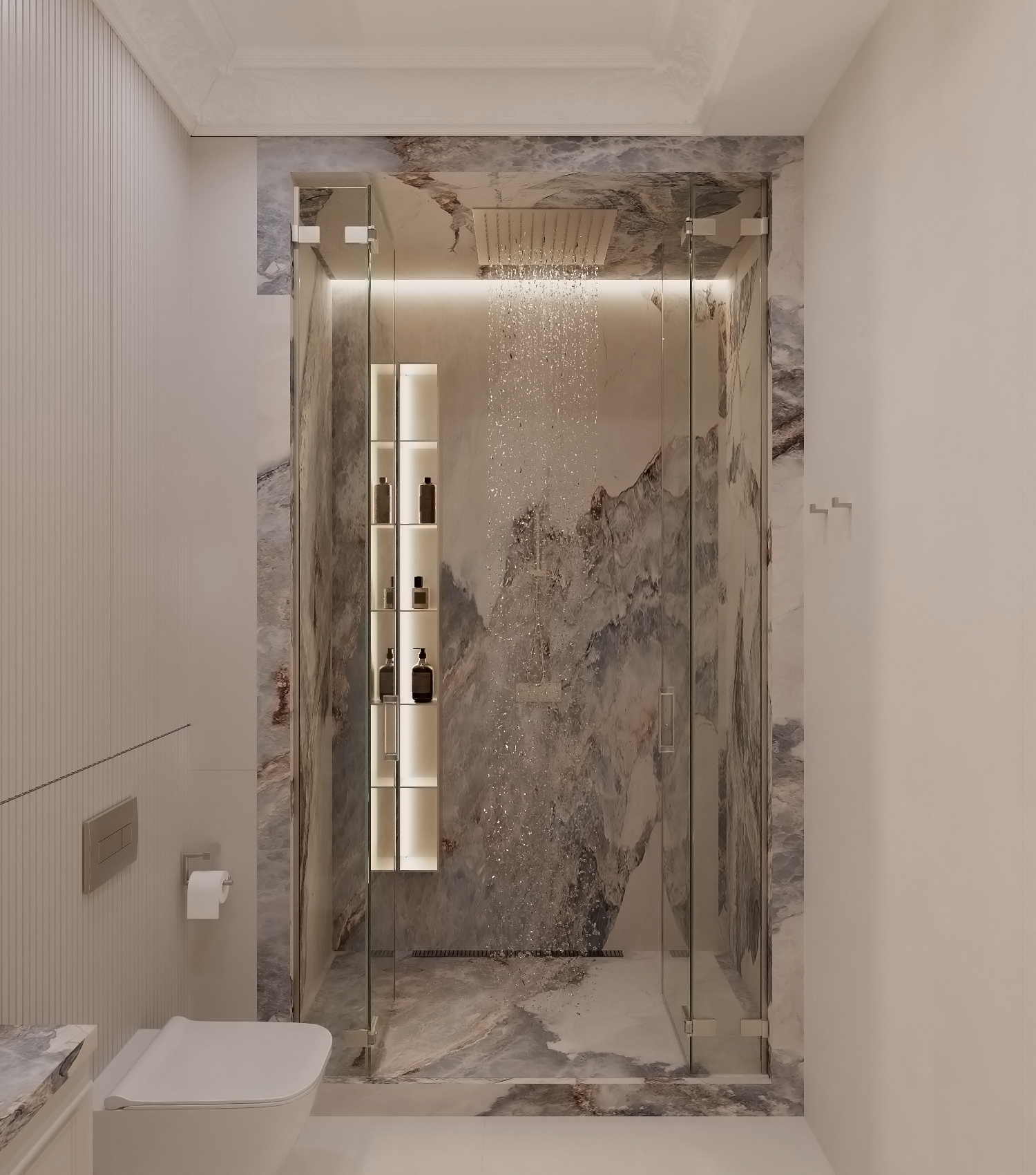 Neoclassical master bedroom-4