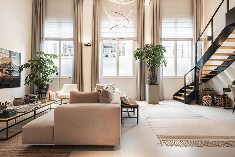 阿姆斯特丹前学校建筑中的优雅阁楼-3