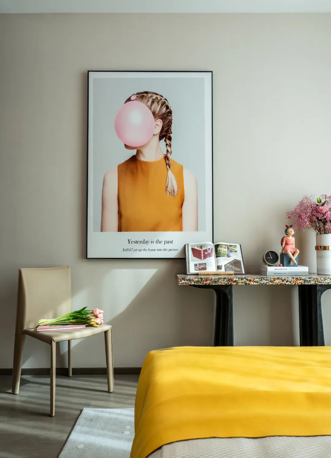 春光里的温暖家 | 济南奥体金茂府 230 样板间设计-39