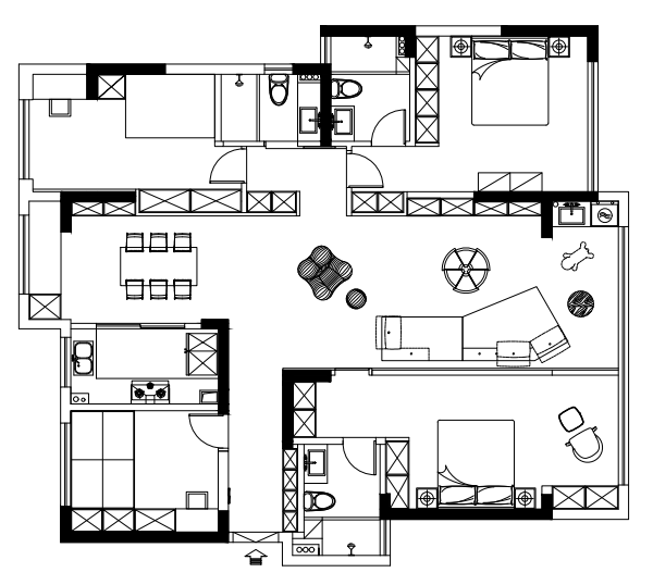 MHOO|云浦家园160㎡现代风：光影与日常的温柔和鸣-54