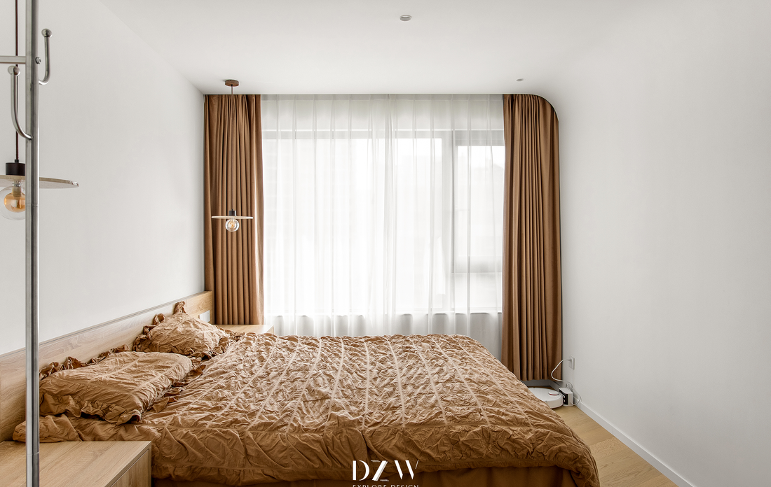 弧形拱门,波浪墙面新居设计-31