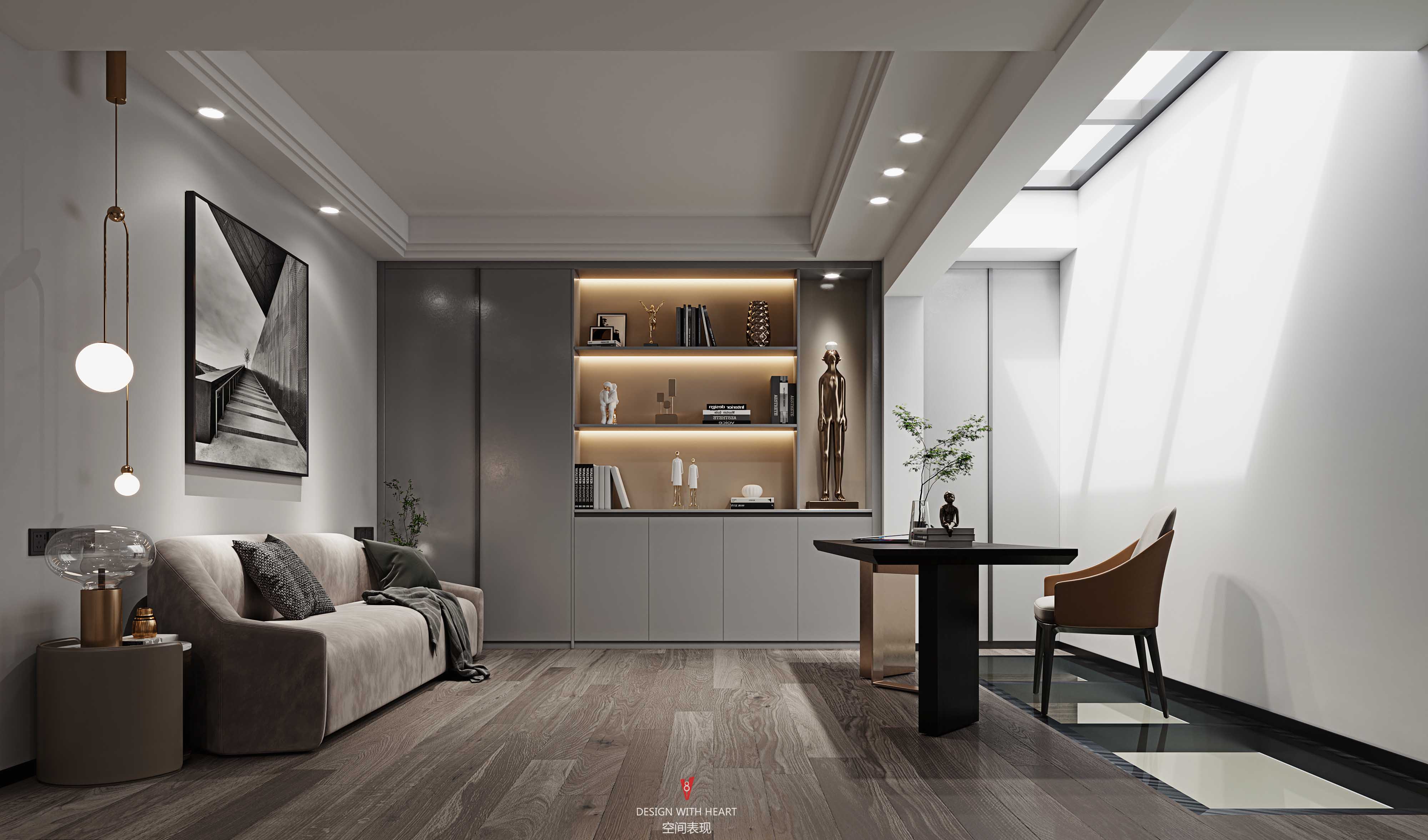 轻奢大境天成住宅设计-23