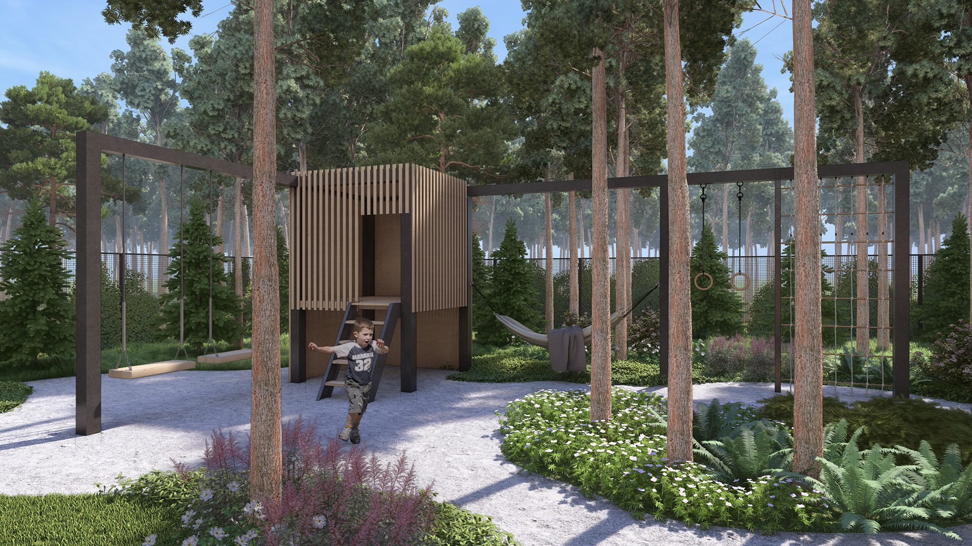 PRIVATE SITE LANDSCAPE | Pine Forest-7