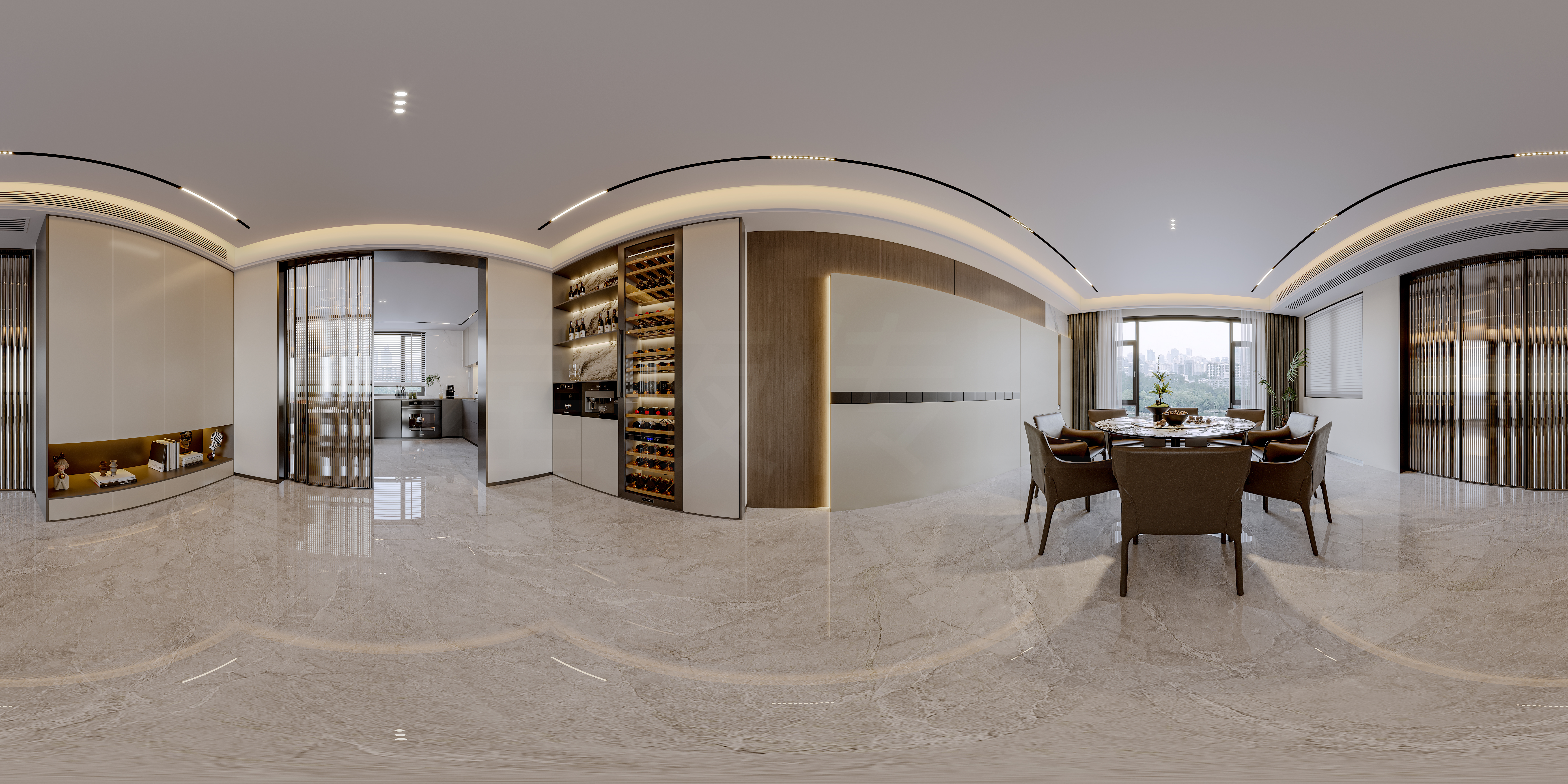 冬日的金属暖意：轻奢后现代-7