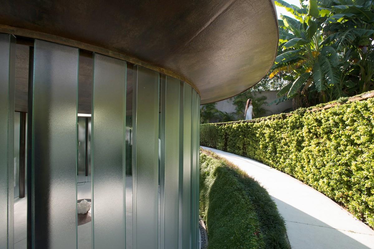 无宗教的私人礼拜堂,半地下的冥想空间丨墨西哥丨BNKR-14