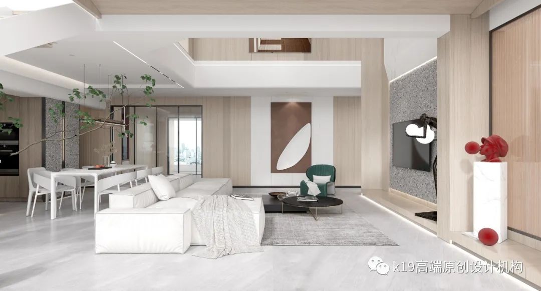 现代极简复式住宅设计丨LFH樾界设计工作室-26