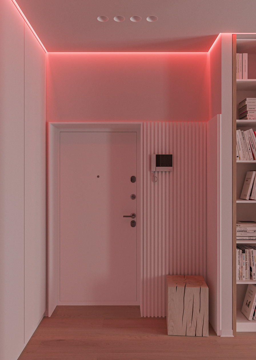 110㎡浅色系住宅设计-2