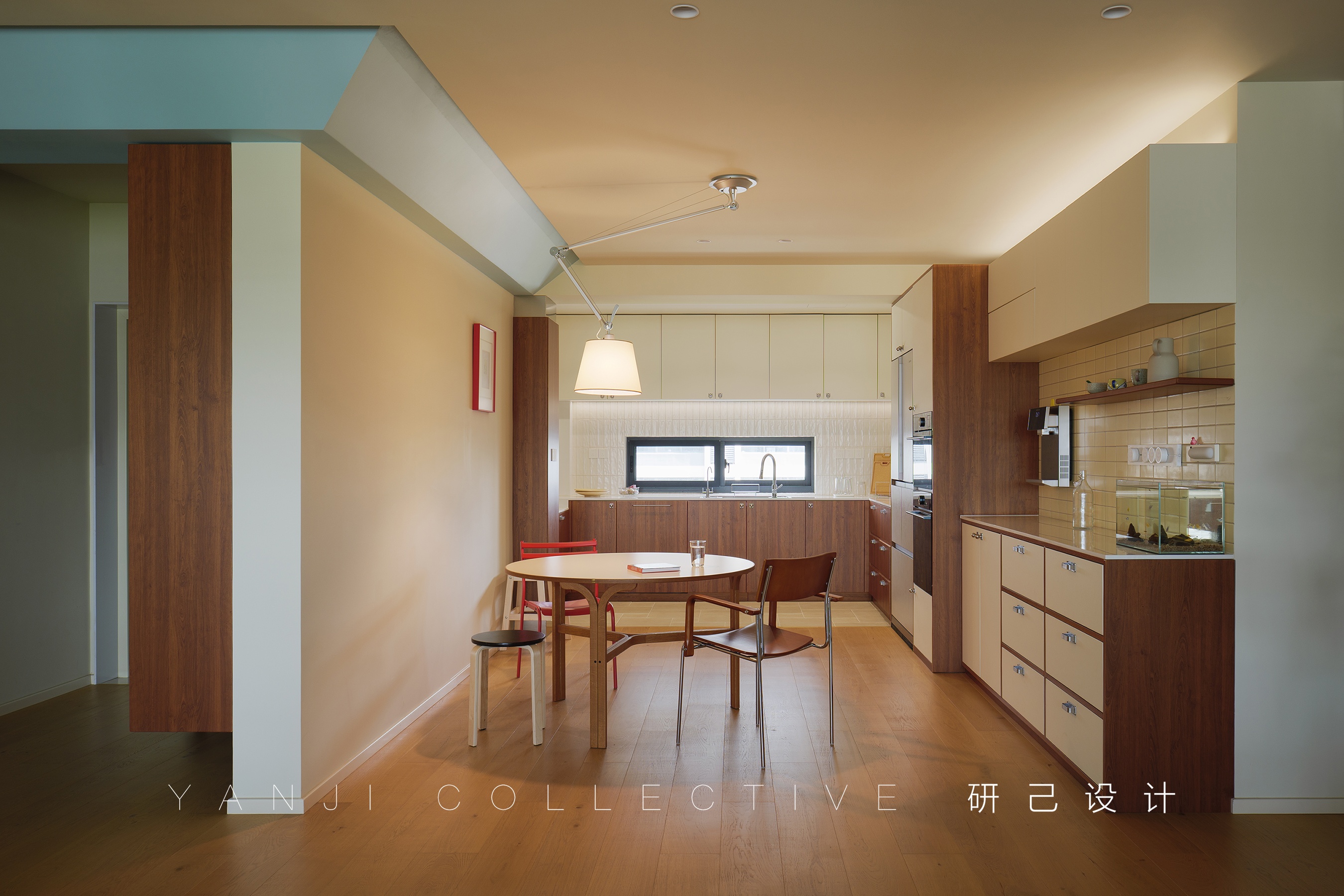 150㎡柚木色的中古家丨中国芜湖丨研己设计-13