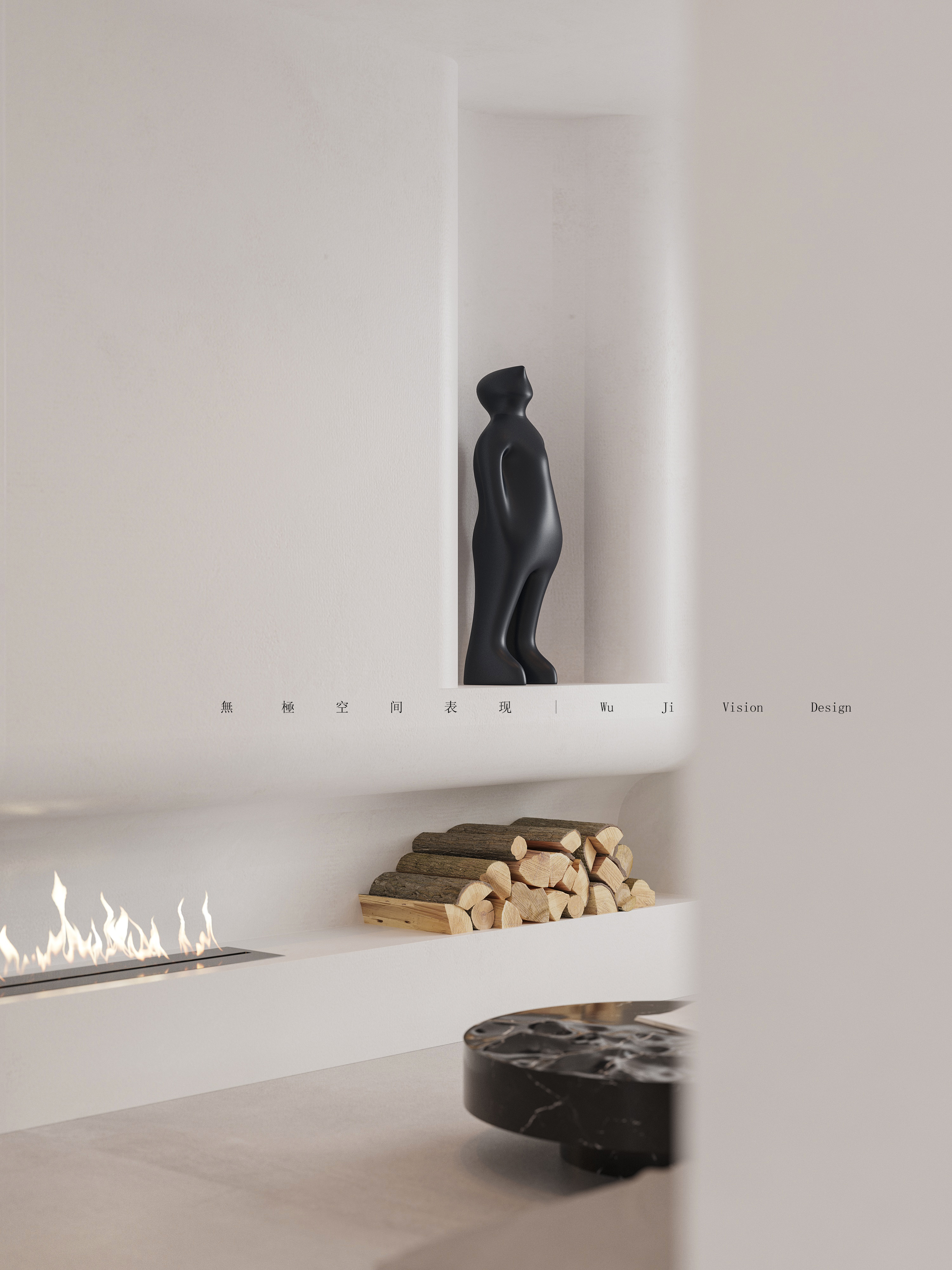 知名设计师打造现代简约公寓，玻璃隔断诠释空间魅力-5