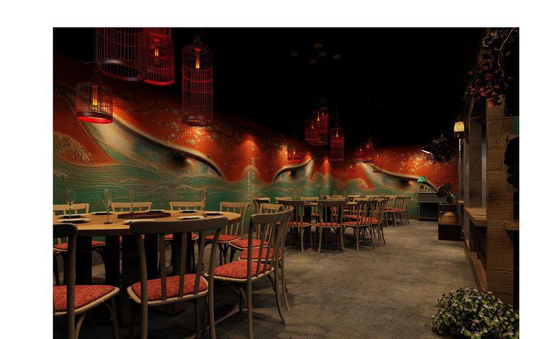 山城故事 | 周守群打造西安粉巷 480 平米时尚火锅空间-8